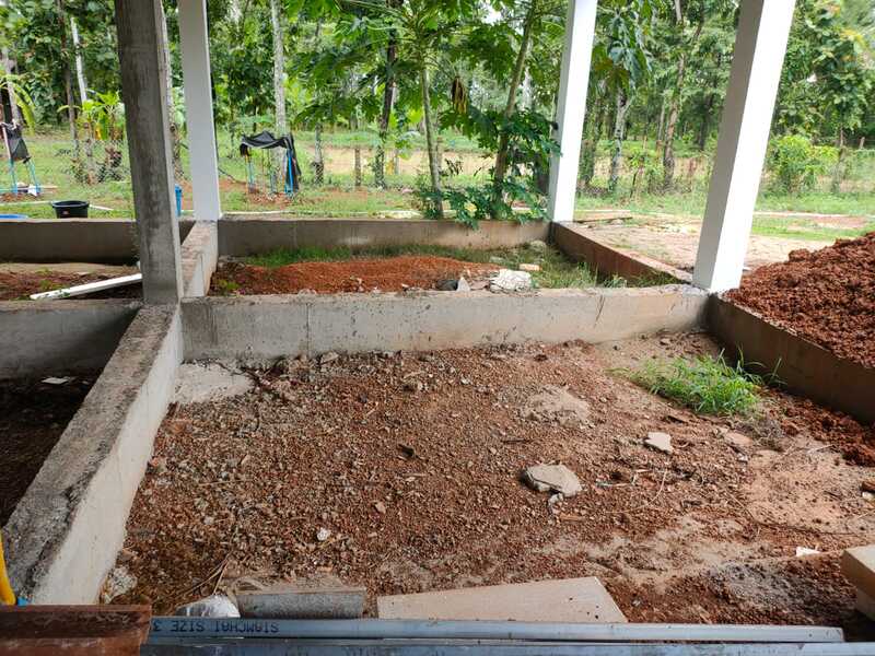 the messy space under the house