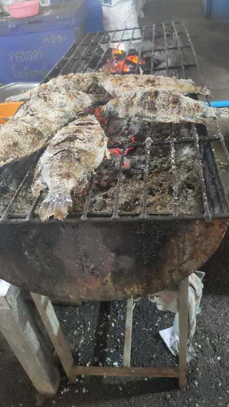 barbeque grilled fish