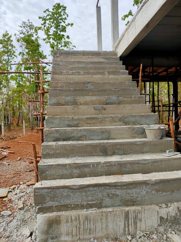 staircase is ready to walk on