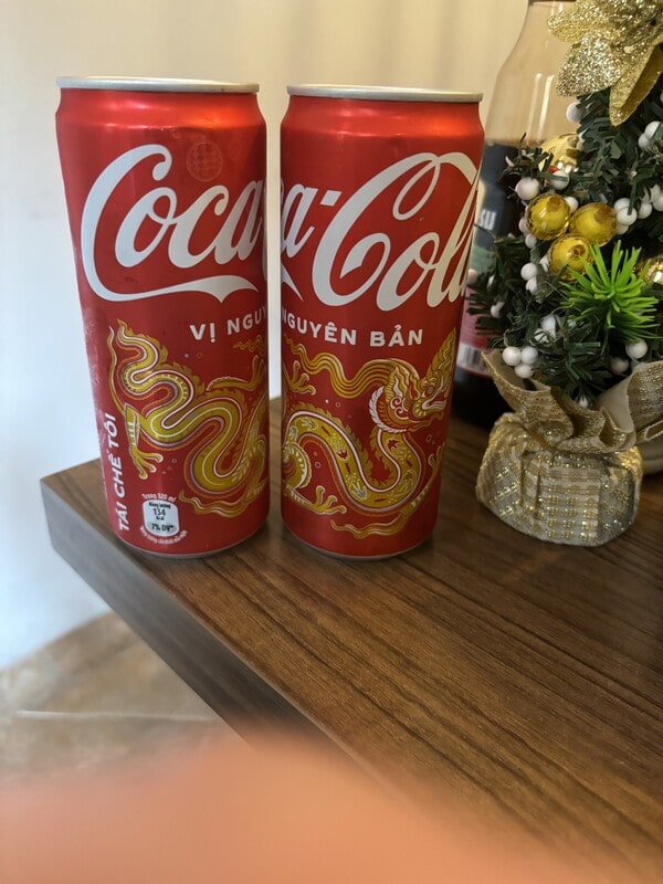 Naga's on Coke cans.